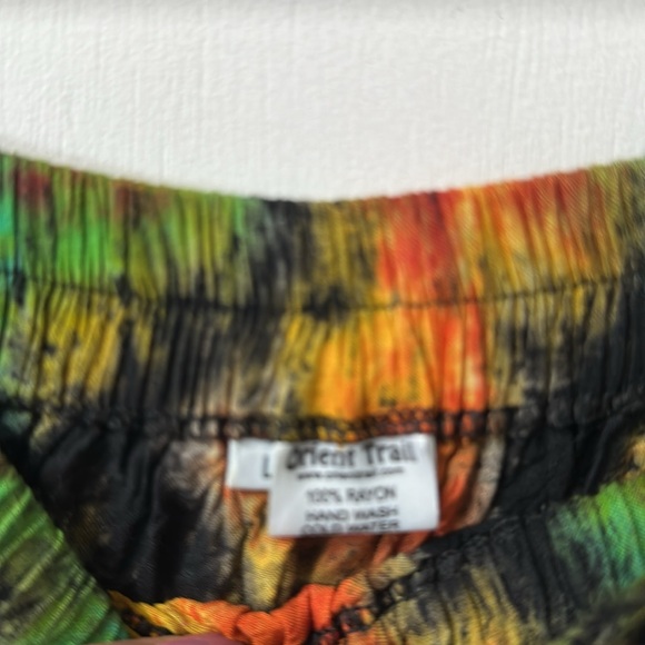 Orient Trail Vibrant Tie-Dye Tiered skirt - Picture 2 of 4